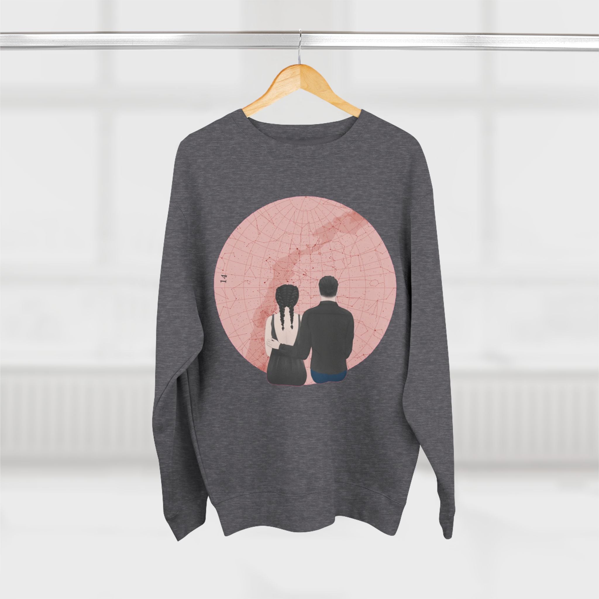 You Me and the Moon | Women's Midweight Cotton Tee